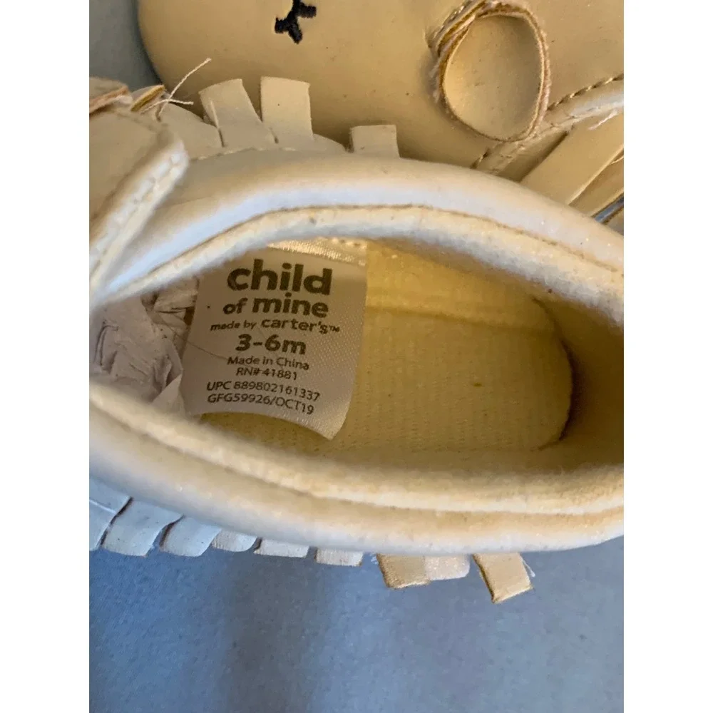Child of Mine Carters Moccasins & Koala Baby Pink Crochet Shoes Lot 3-6M
